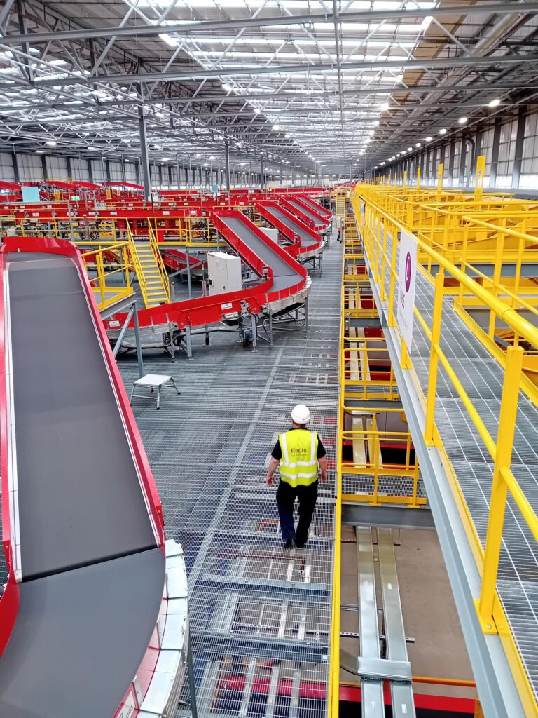 install of fire protection distribution warehouse for a national delivery organisation.