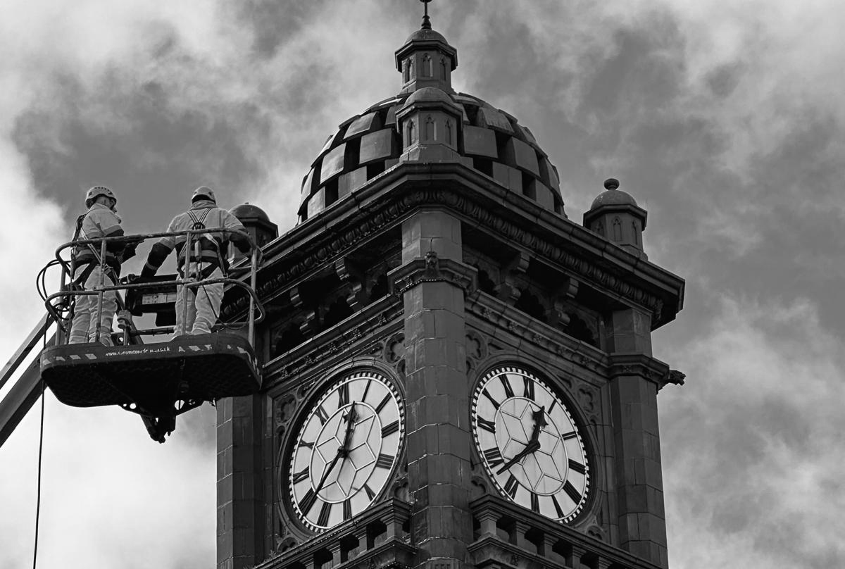 TPC Cleans west bromwich clock tower